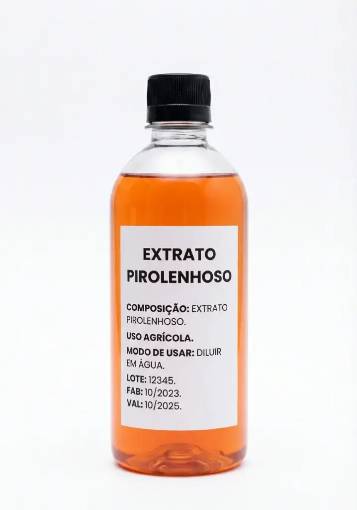 Extrato Pirolenhoso Orgânico Alto Desempenho 500cc